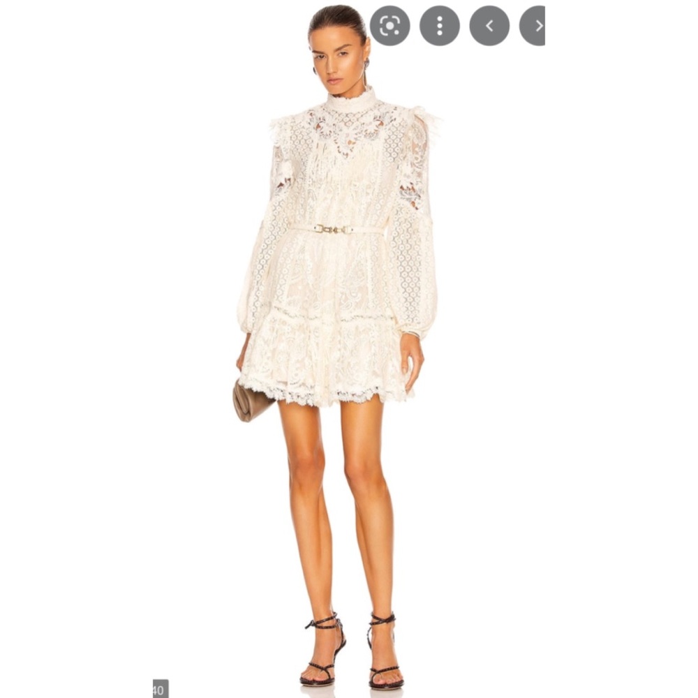 ZIMMERMANN LACE MINI DRESS
